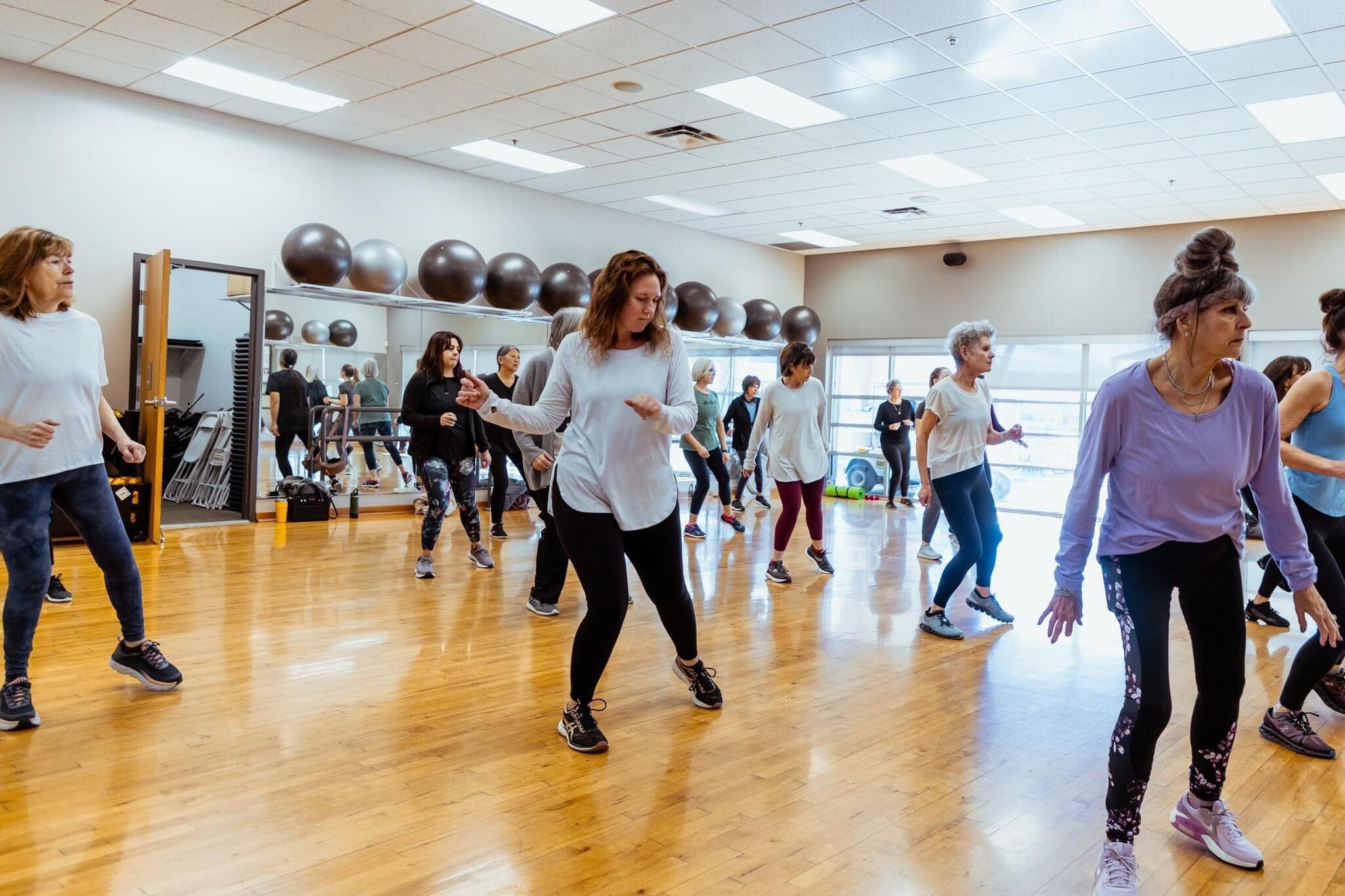 Women engaging in club activities at a JCC