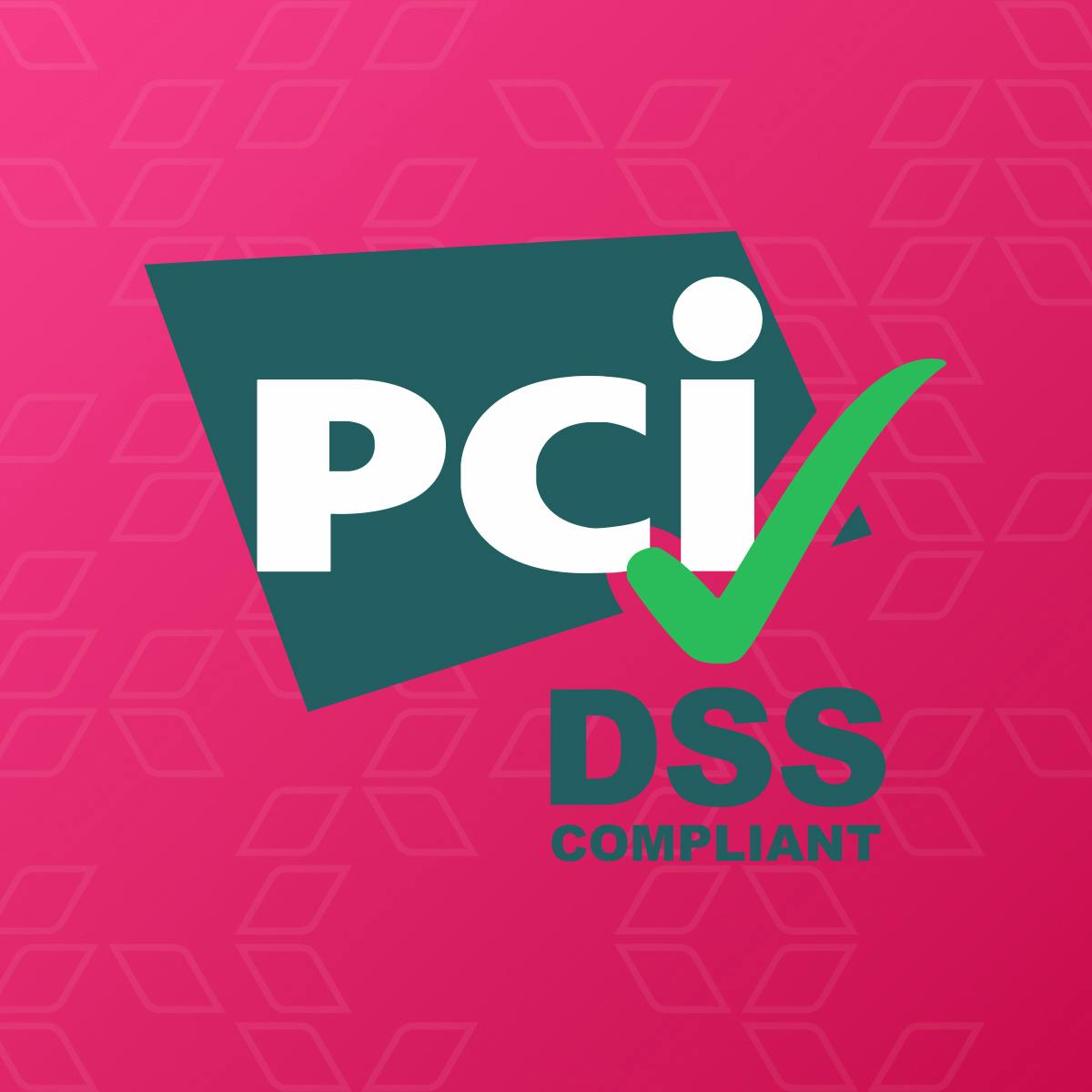 PCI and DSS compliant logo, indicating Daxko's nonprofit accounting software is compliant for safe payments.
