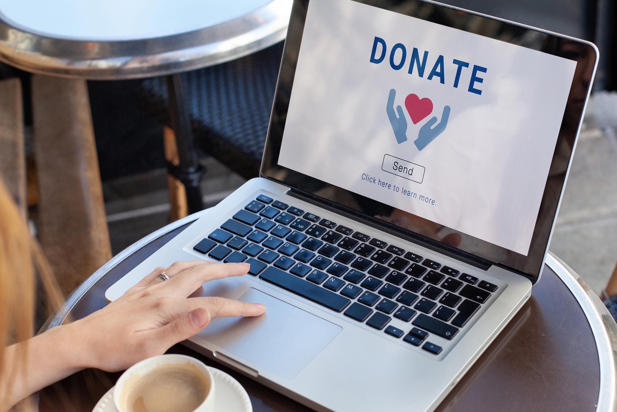 a person working on fundraising for nonprofits