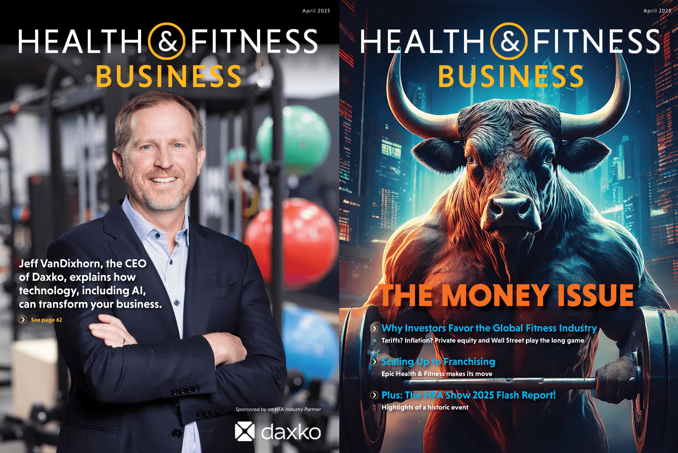 JVD in in the April issue of Health and Fitness Business