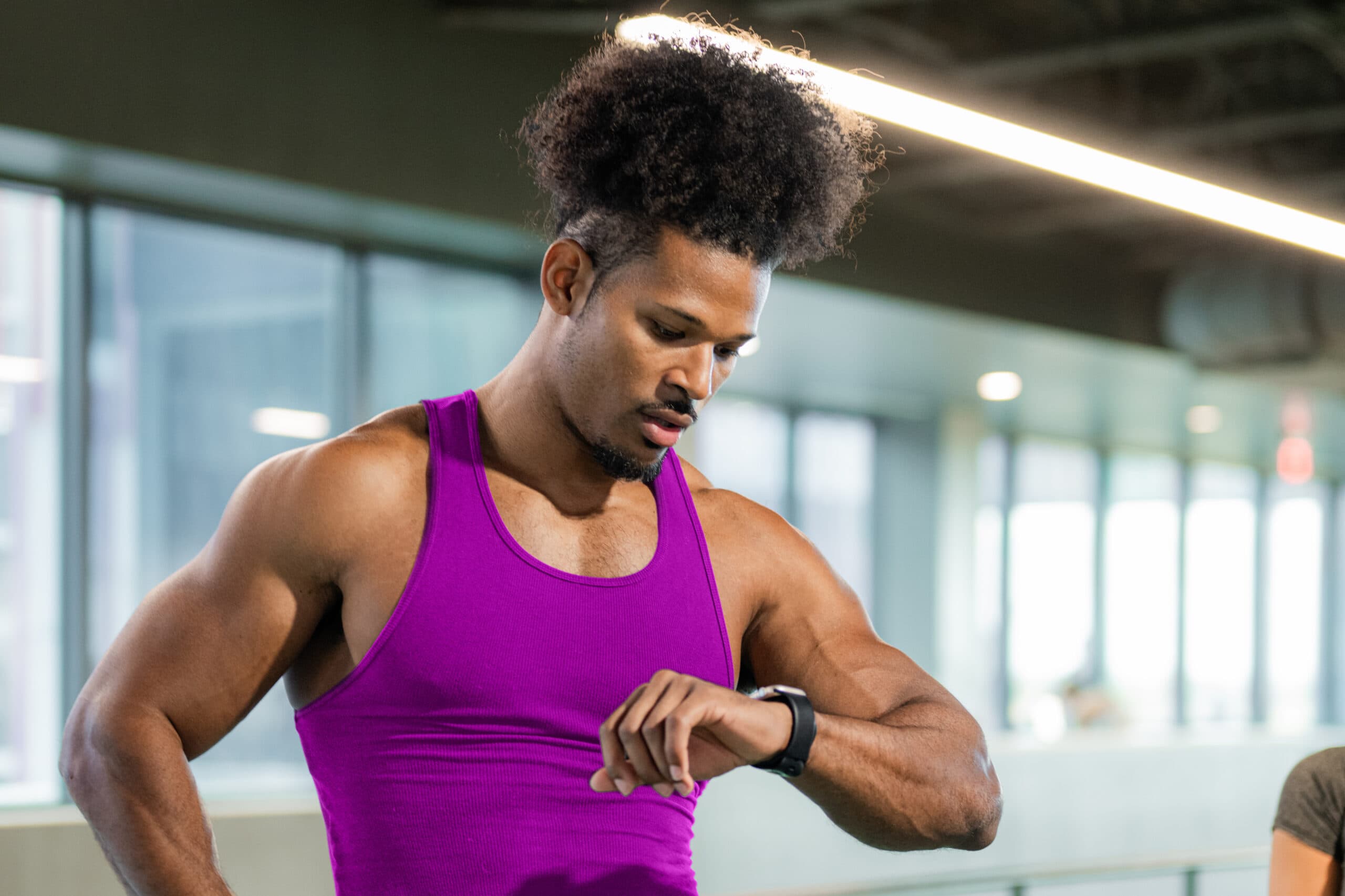 YMCA staff member engaging members using digital wellness software